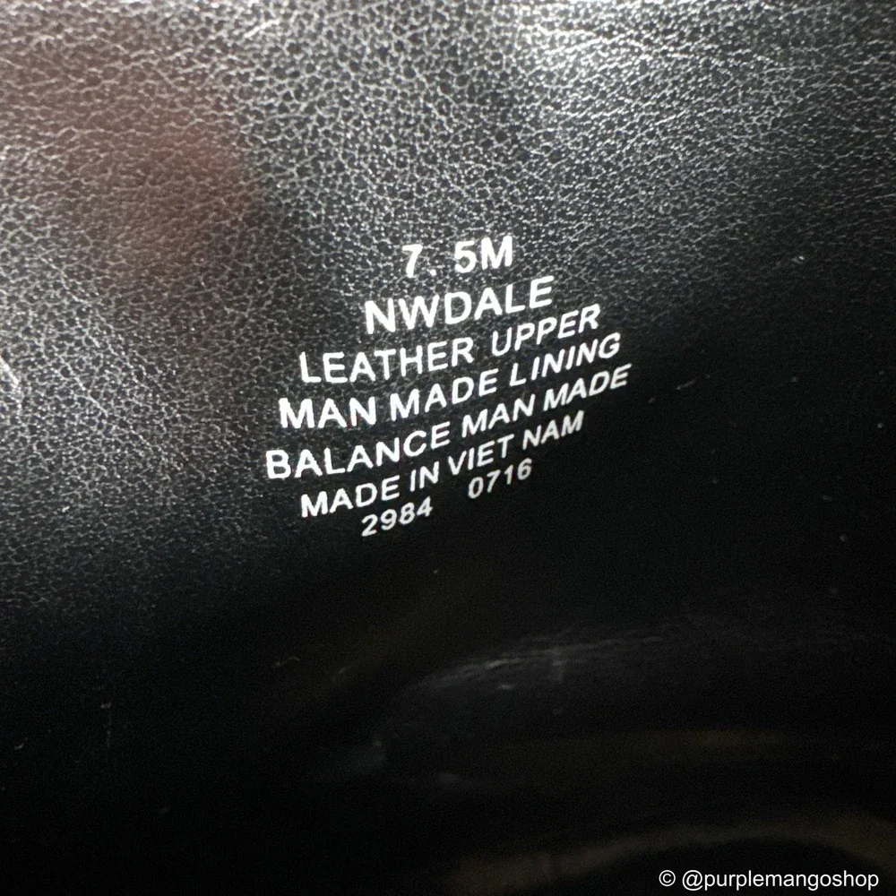 NWOT NINE WEST Dale Block Heel Nubuck Leather Ankle Boots | Black | Women's 7.5‎